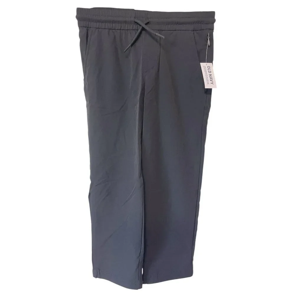 Old Navy Kids Everyday Waistband Black Pants-Size 5